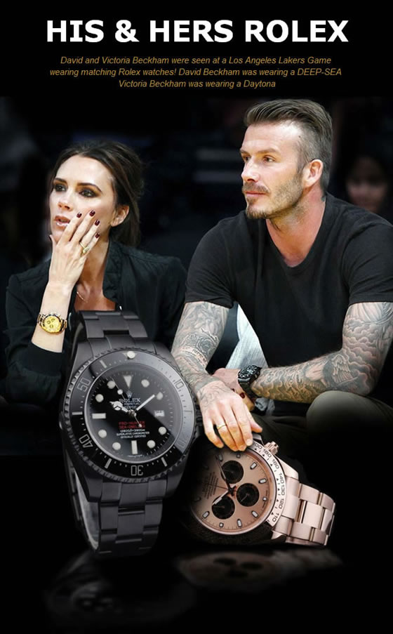 david beckham rolex ad